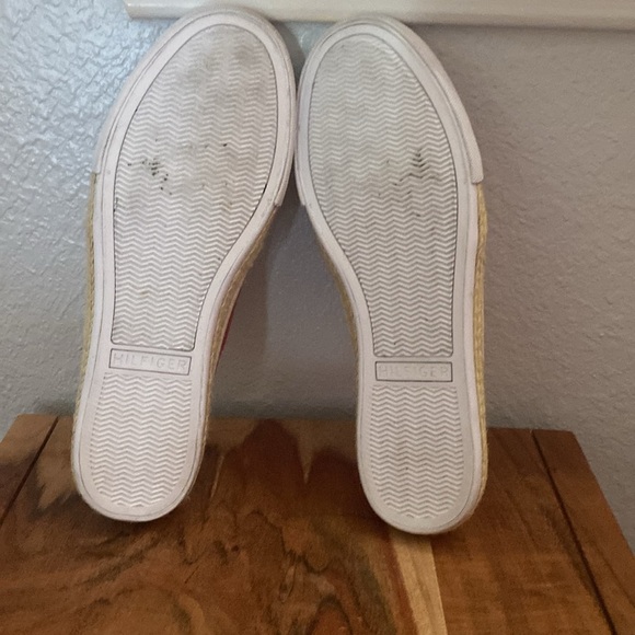 Tommy Hilfiger TWFRANK Womens Frank Slip On RED WHITE SIZE 9M - Picture 7 of 7